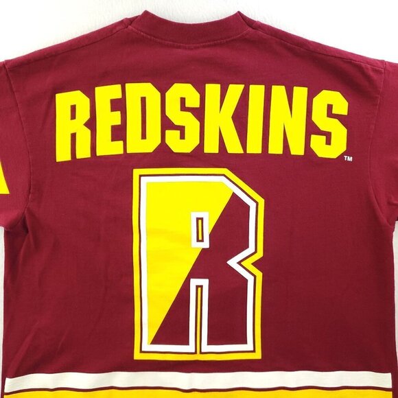 Redskins Vintage T-Shirt AOP Single Stitch 1994 90s Salem Sportswear USA Large - Picture 13 of 15